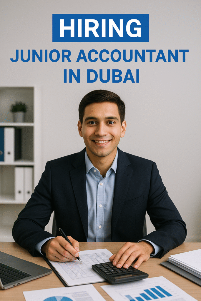 Hiring for Junior Account in Dubai